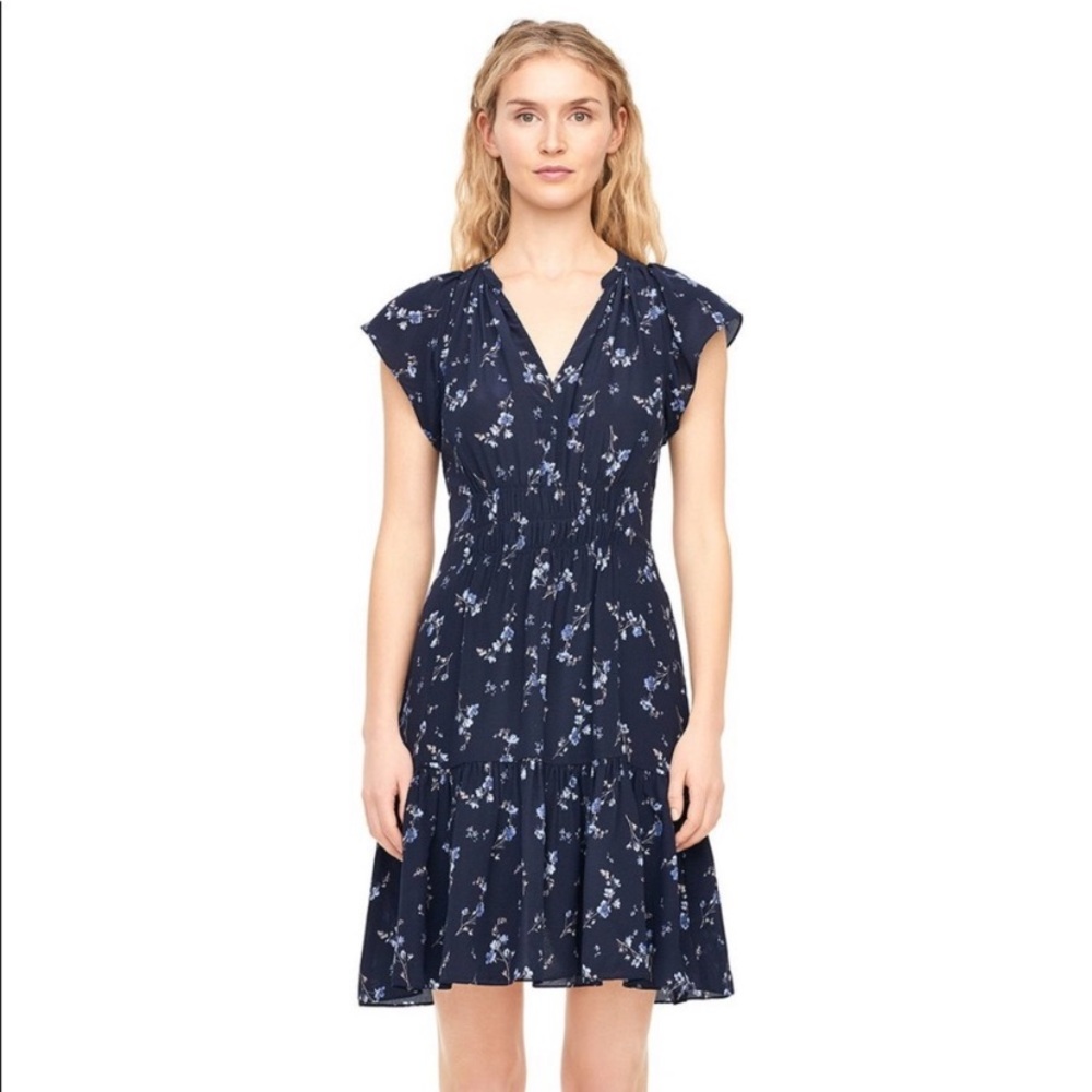 Rebecca Taylor Francine floral silk dress